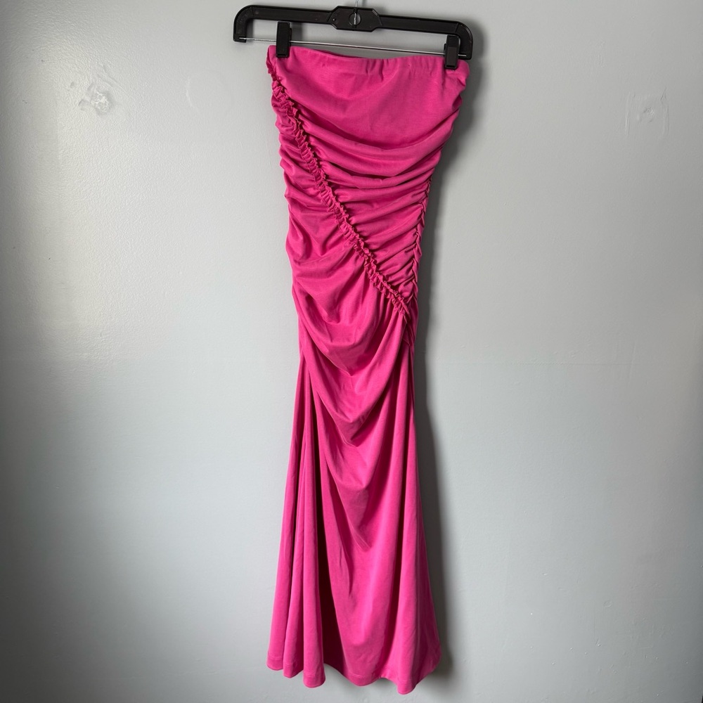 Anthropologie Celandine Gabbie Strapless Ruched Tube Dress size XXS